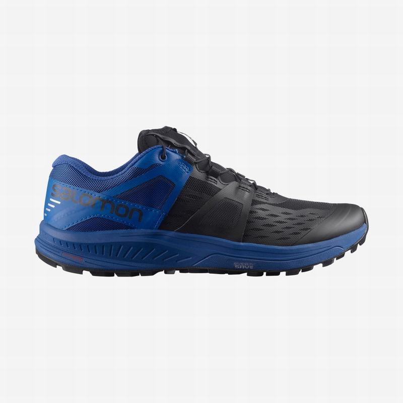 Salomon ULTRA /PRO Zapatillas Trail Running Hombre - Negras / Azules - Colombia (51683-ZWHJ)